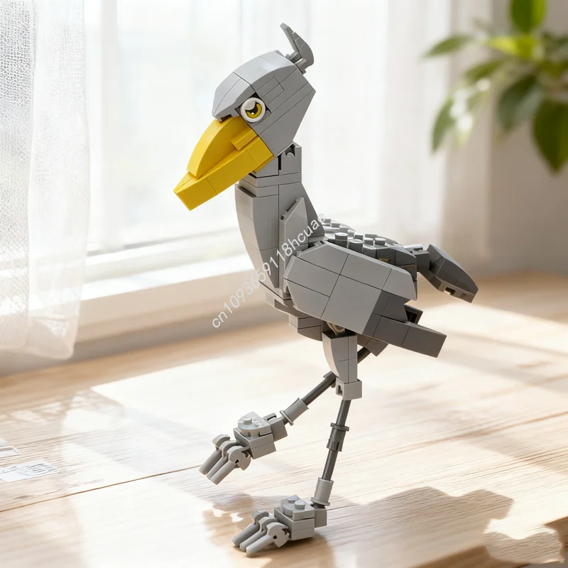 Kids Toys Very - 116 Buah MOC Shoebill Mainan Konstruksi
