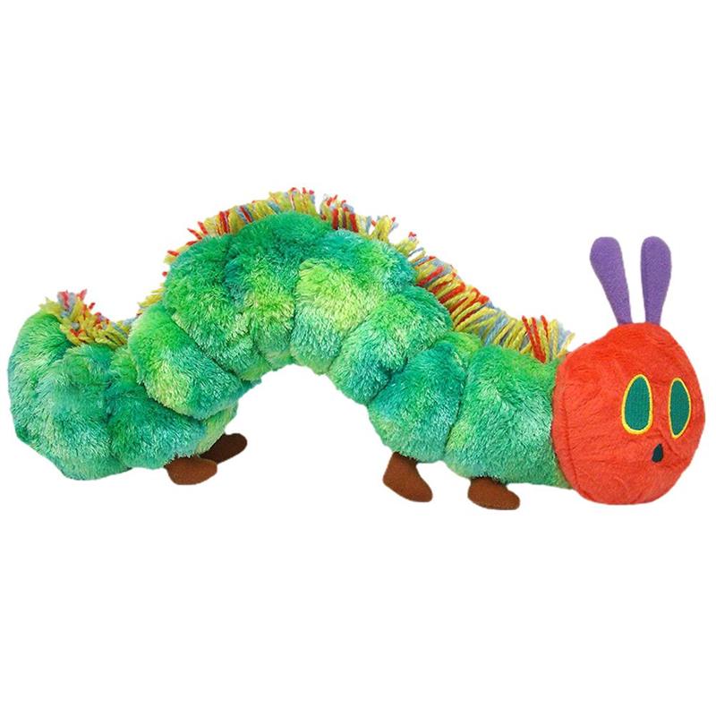 Kids Toys Very - 22CM Mainan Lembut Ulat Kapas Hijau