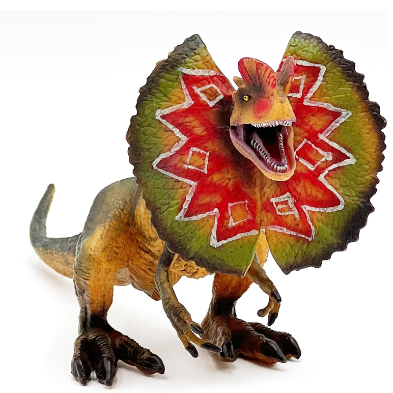 Kids Toys Dinosaur - Mainan Dilophosaurus, mainan dinosaurus dengan mulut