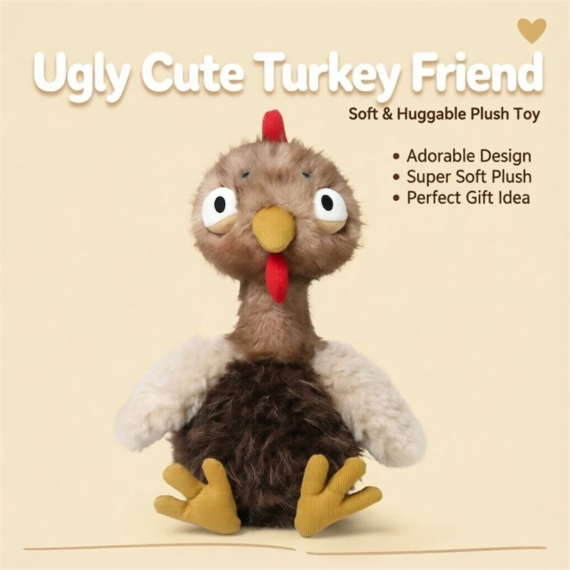 Kids Toys Company - Boneka Ayam Turki, Boneka Hewan Isi