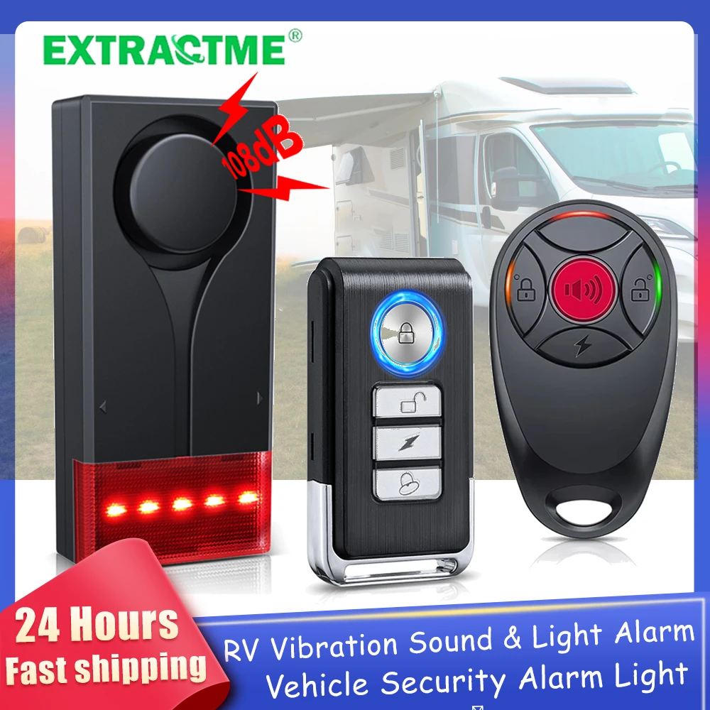 Remote Control Car - Extractme RV Alarm 108dB Sistem Alarm