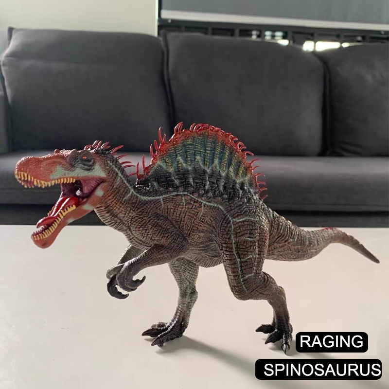 Kids Toys Dinosaur - Figurine Dinosaurus Spinosaurus Realistis, dengan Mulut