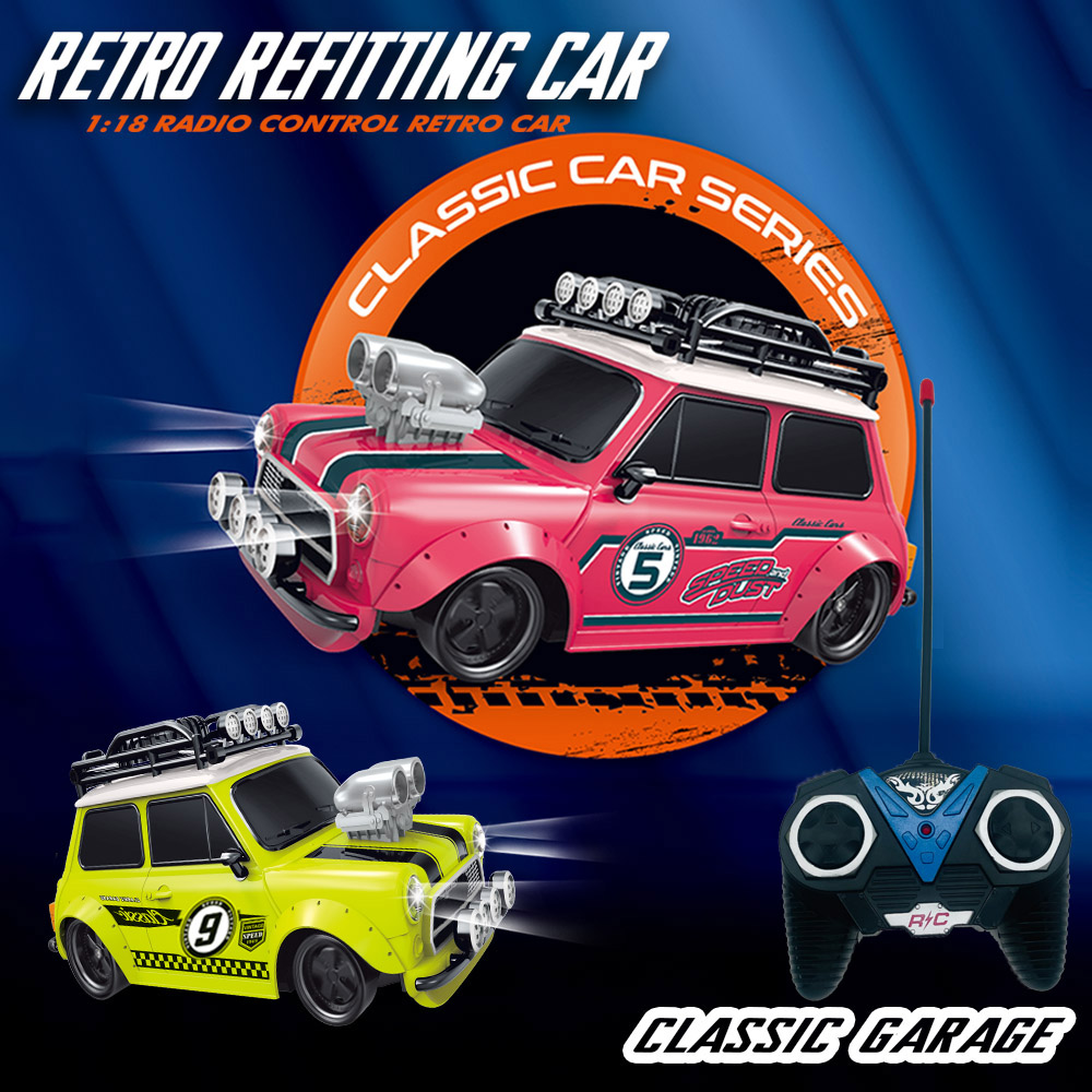 Kids Toys Channel - Mobil MINI Retro 1:18 yang telah