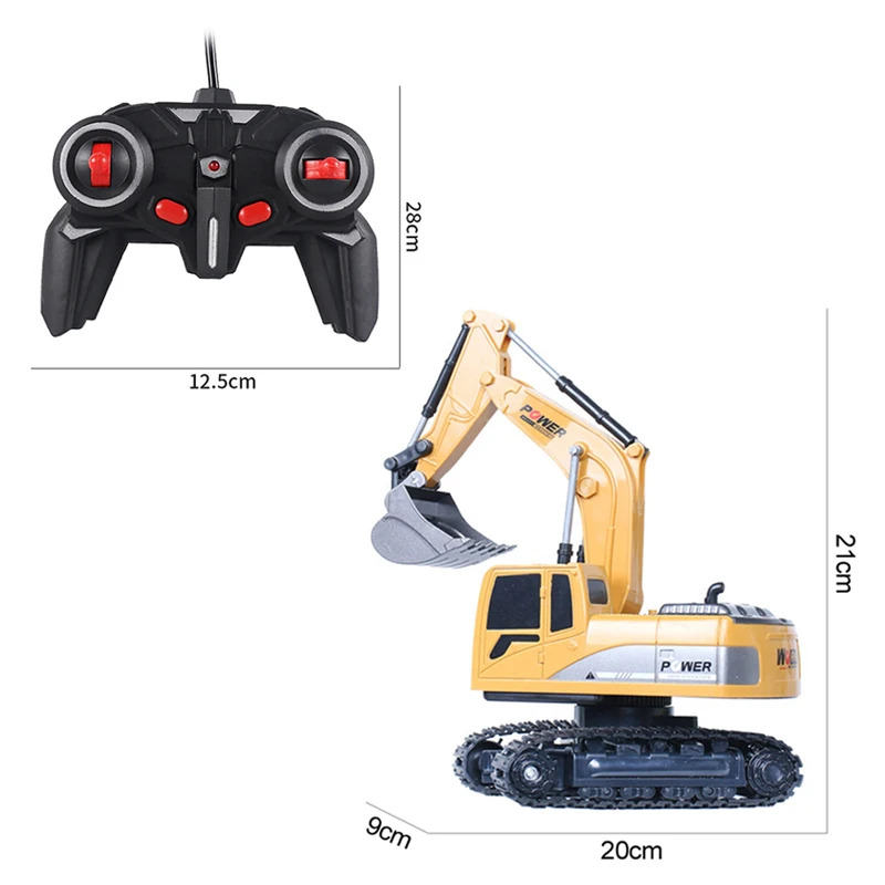 Kids Toys Channel - Excavator RC 2.4Ghz 6 Saluran 1:24