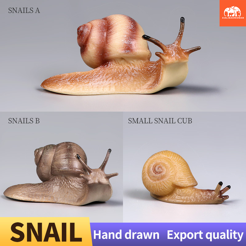 Kids Toys Packaging - Mainan Figur Aksi Siput Edukatif untuk