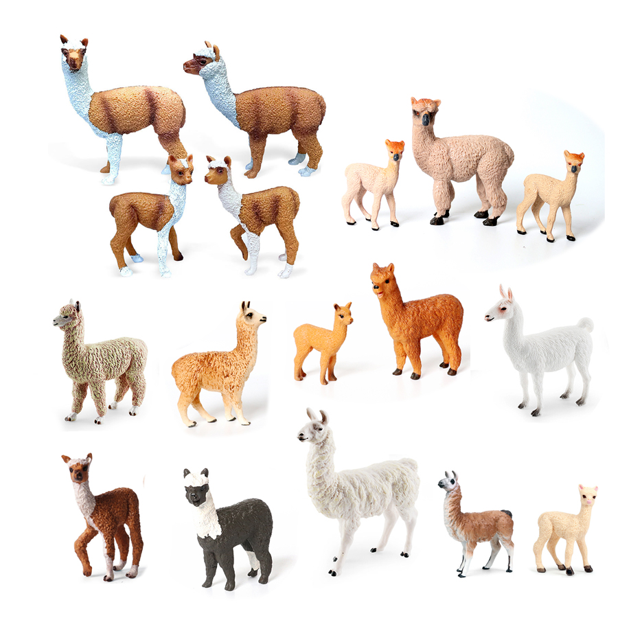 Kids Toys Under 200 - Patung mainan hewan Alpaca, tokoh Model