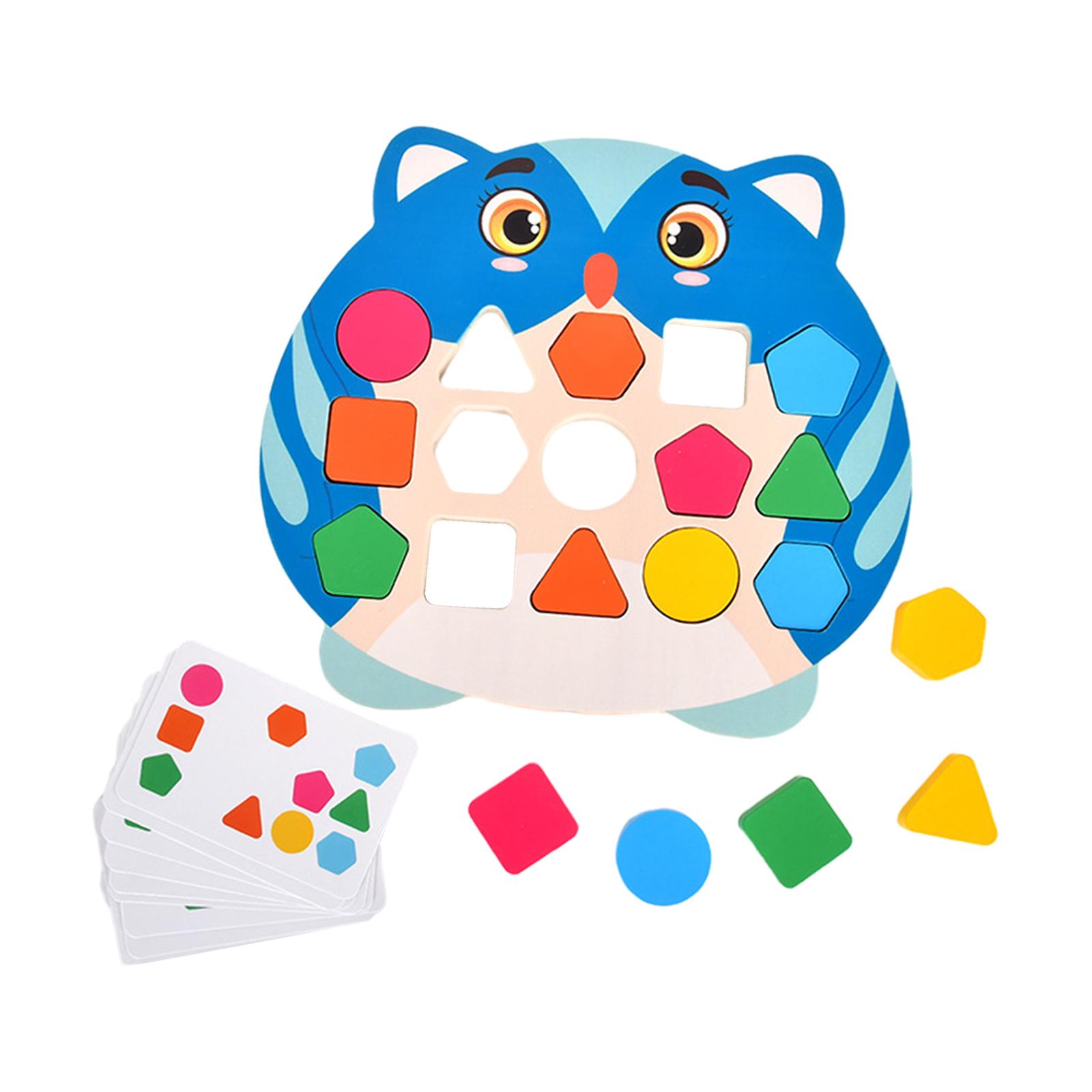 Kids Toys Under £5 - Mainan Aktivitas Permainan Mencocokkan Bentuk Teka-teki