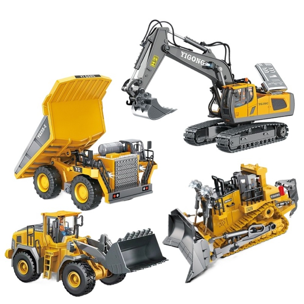 Kids Toys Channel - 2.4G Remote Control Excavator Dump Truck