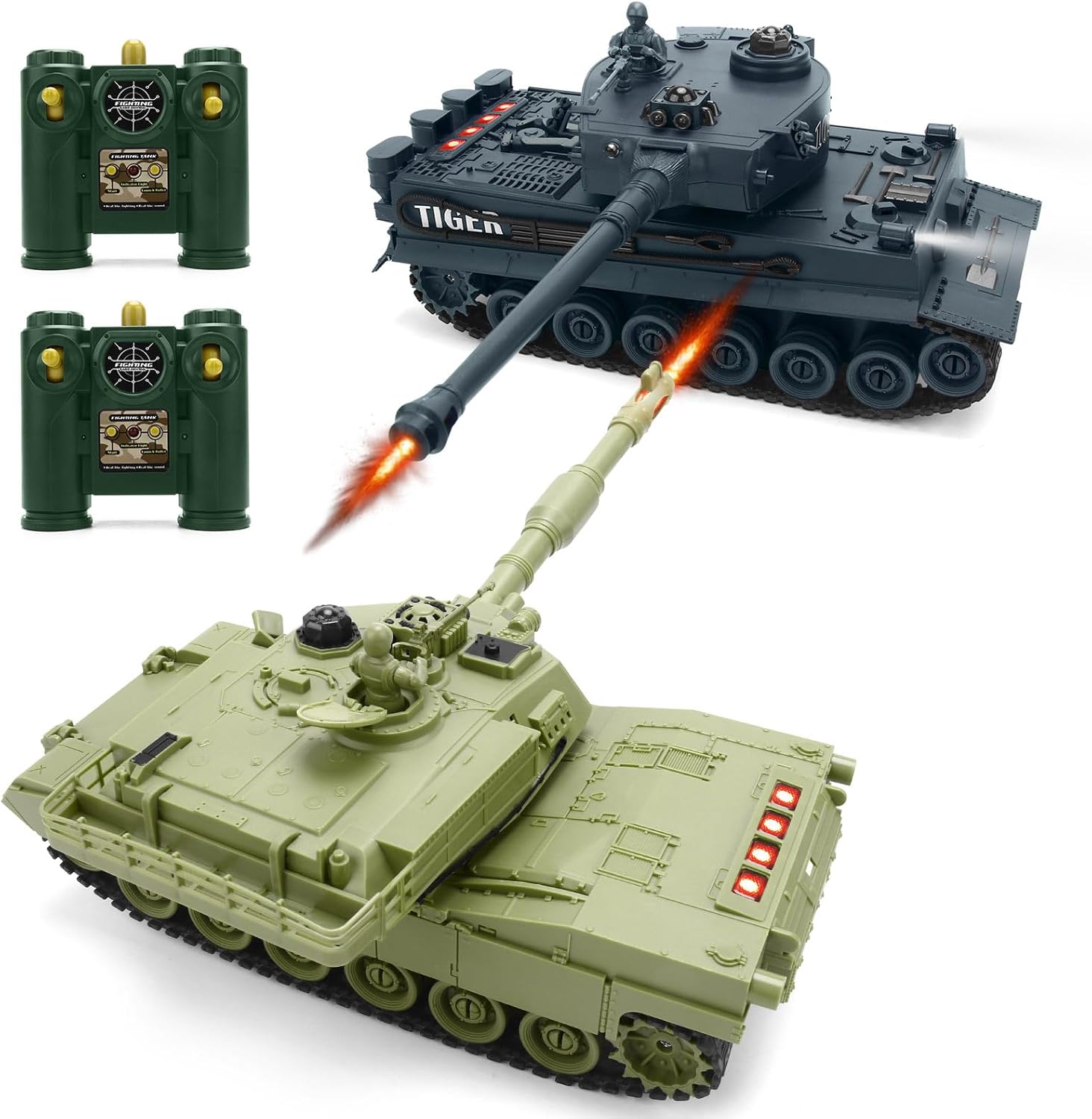 Kids Toys Channel - Set Tank Tempur Remote Control Skala