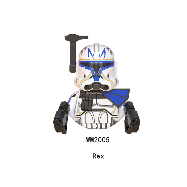 Kids Toys Cad Block - Blok Bangunan Komandan Bacara, Figur Stormtrooper,