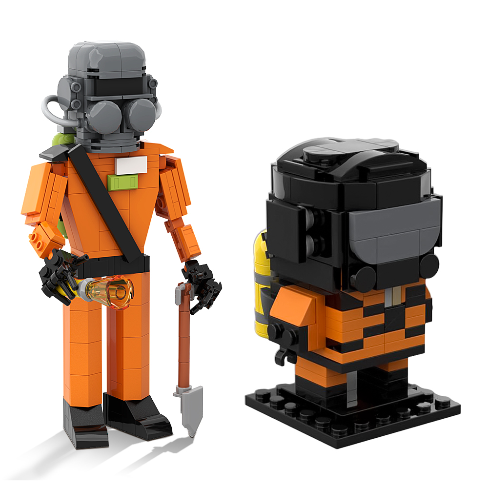 Kids Toys Company - Gobricks Lethal Company Crewmate Building Block
