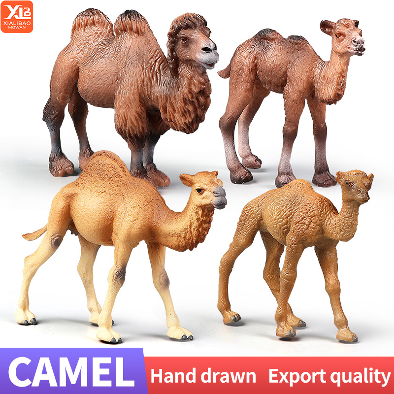 Kids Toys Packaging - Set Model Hewan Unta Simulasi Solid