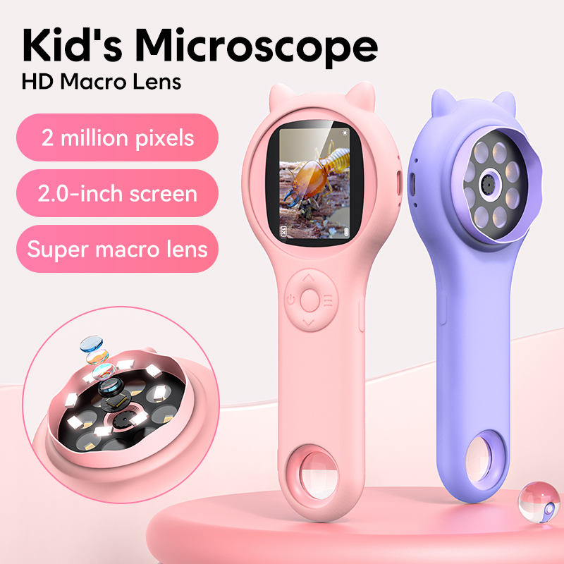Kids Toys Under 200 - Mikroskop Optik Anak-anak 200 Megapiksel dengan