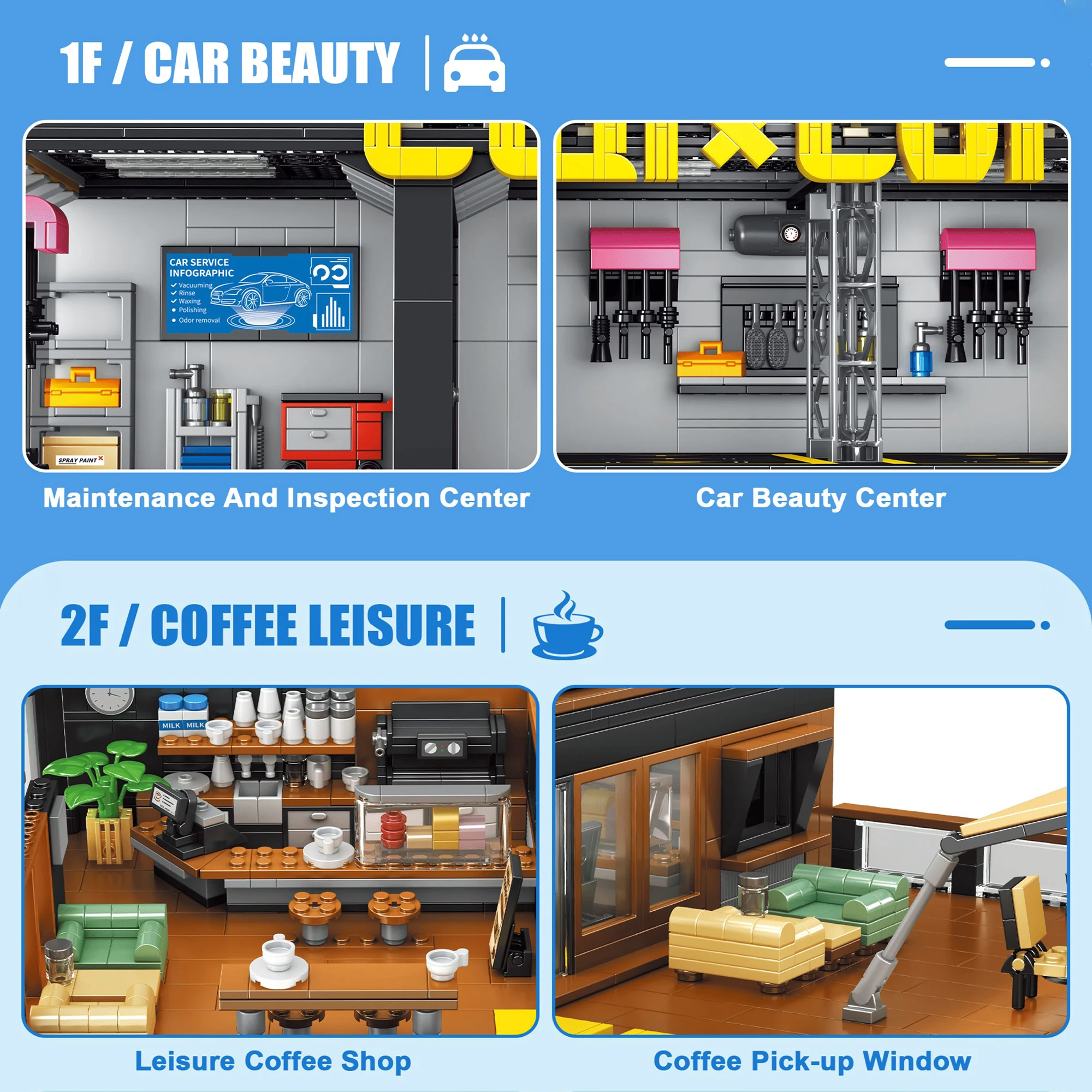 Blok Bangunan Coffee Auto Repa - Kids Toys In Store ulasan dan harga