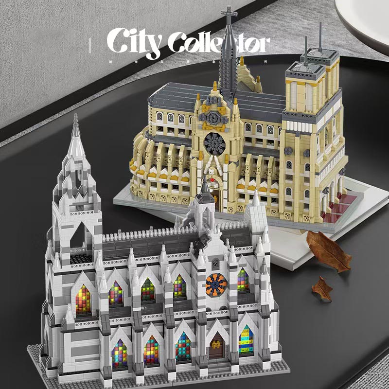 Set Blok Bangunan Katedral Not - Kids Toys Paris ulasan dan harga