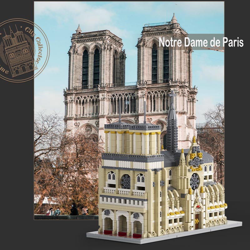 Set Blok Bangunan Katedral Not - Kids Toys Paris ulasan dan harga