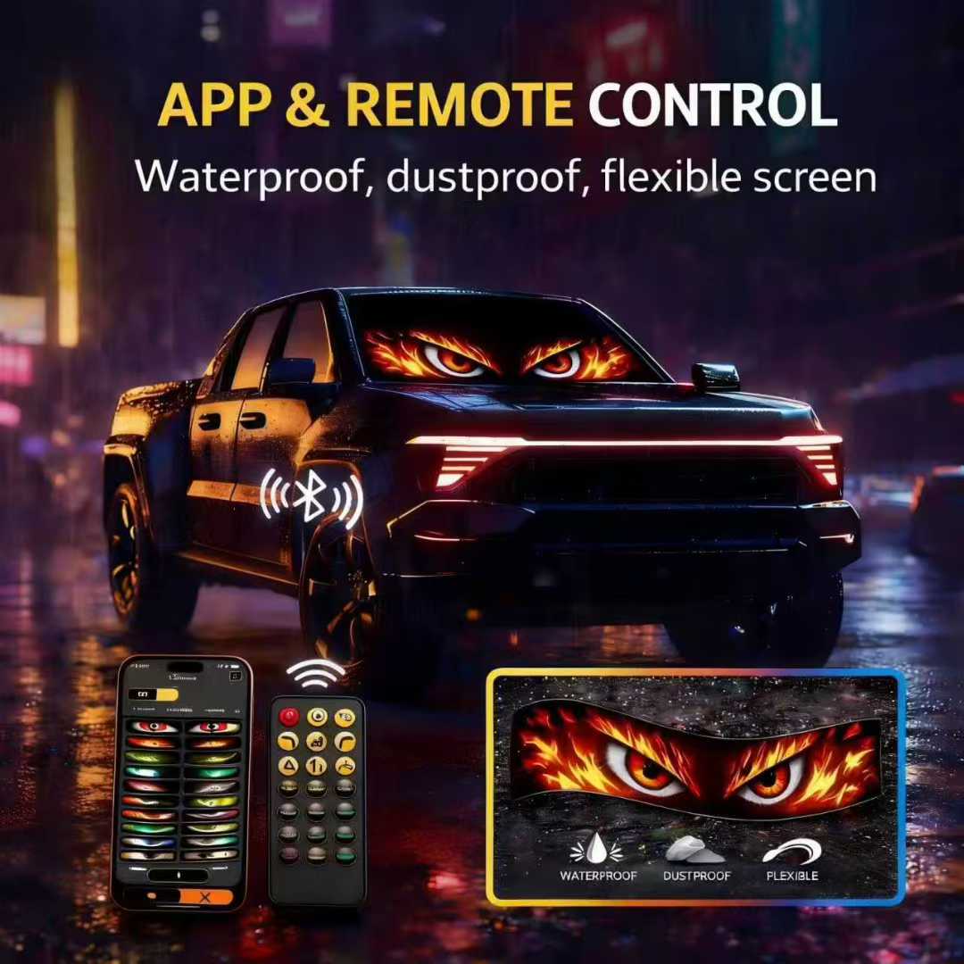 2pcs/Set Layar LED Fleksibel R - Remote Control Car ulasan dan harga