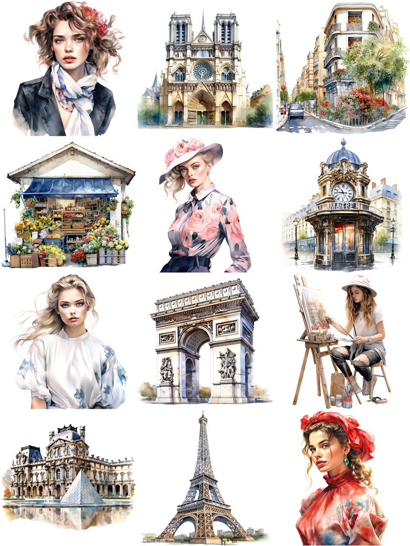 Vogue Paris stiker kerajinan d - Kids Toys Paris ulasan dan harga