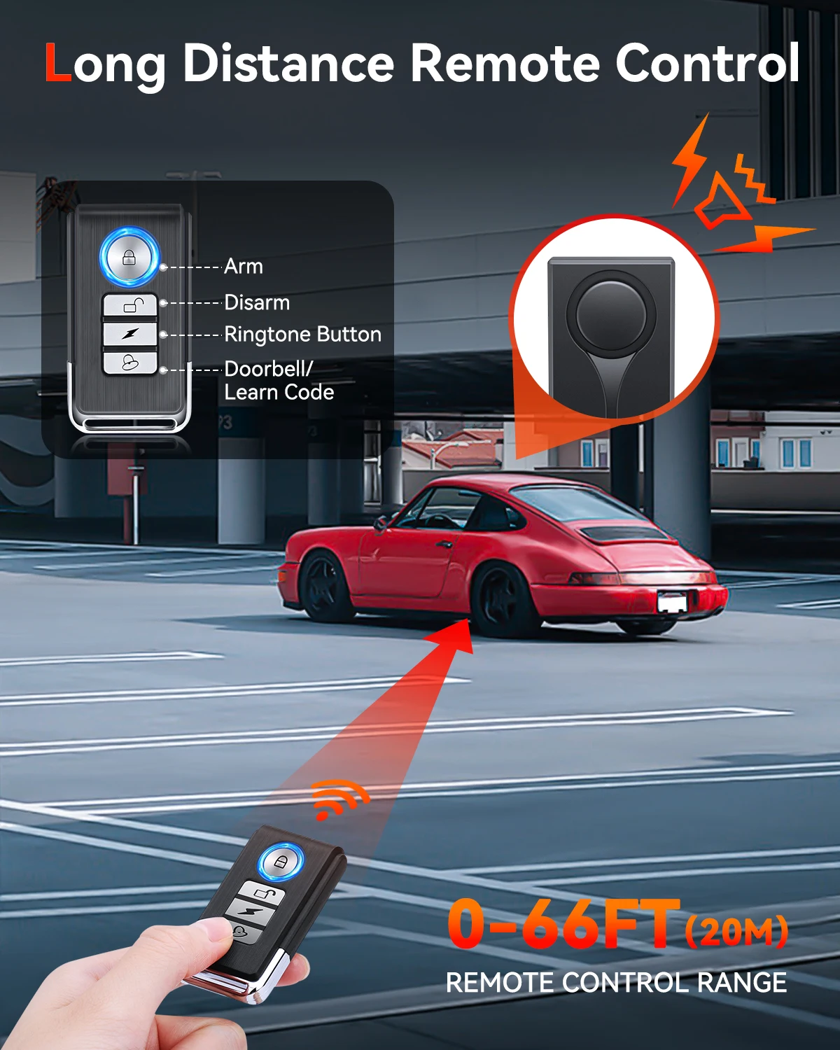 Extractme RV Alarm 108dB Siste - Remote Control Car ulasan dan harga