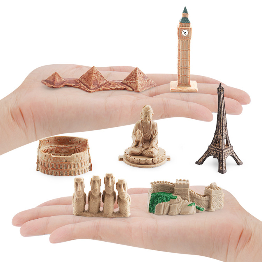 Patung Mini Bangunan Landmark  - Kids Toys Under 200 ulasan dan harga