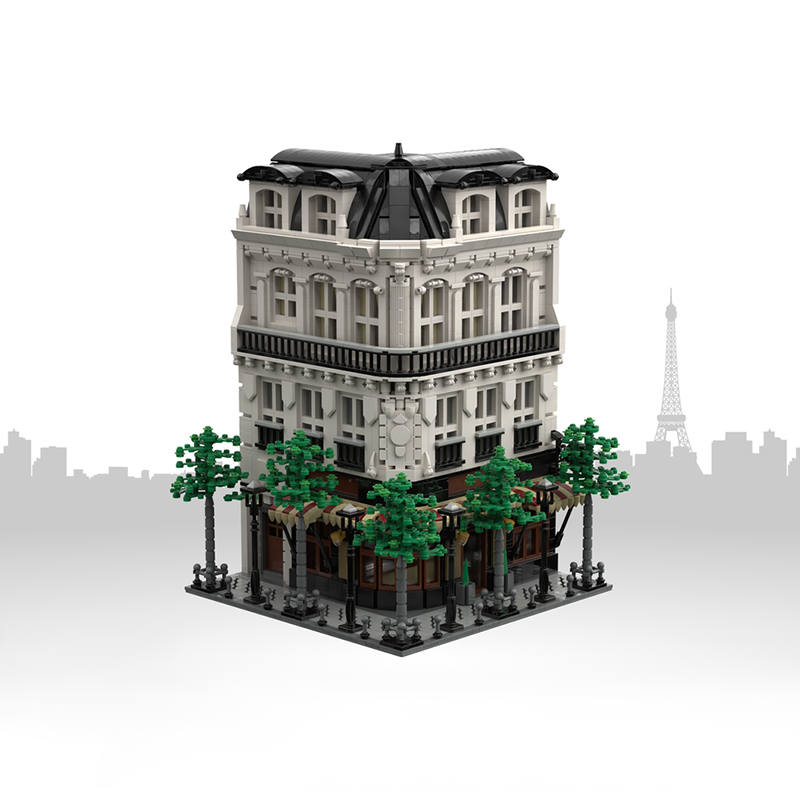 4204 Buah MOC Paris Boulangeri - Kids Toys Paris ulasan dan harga