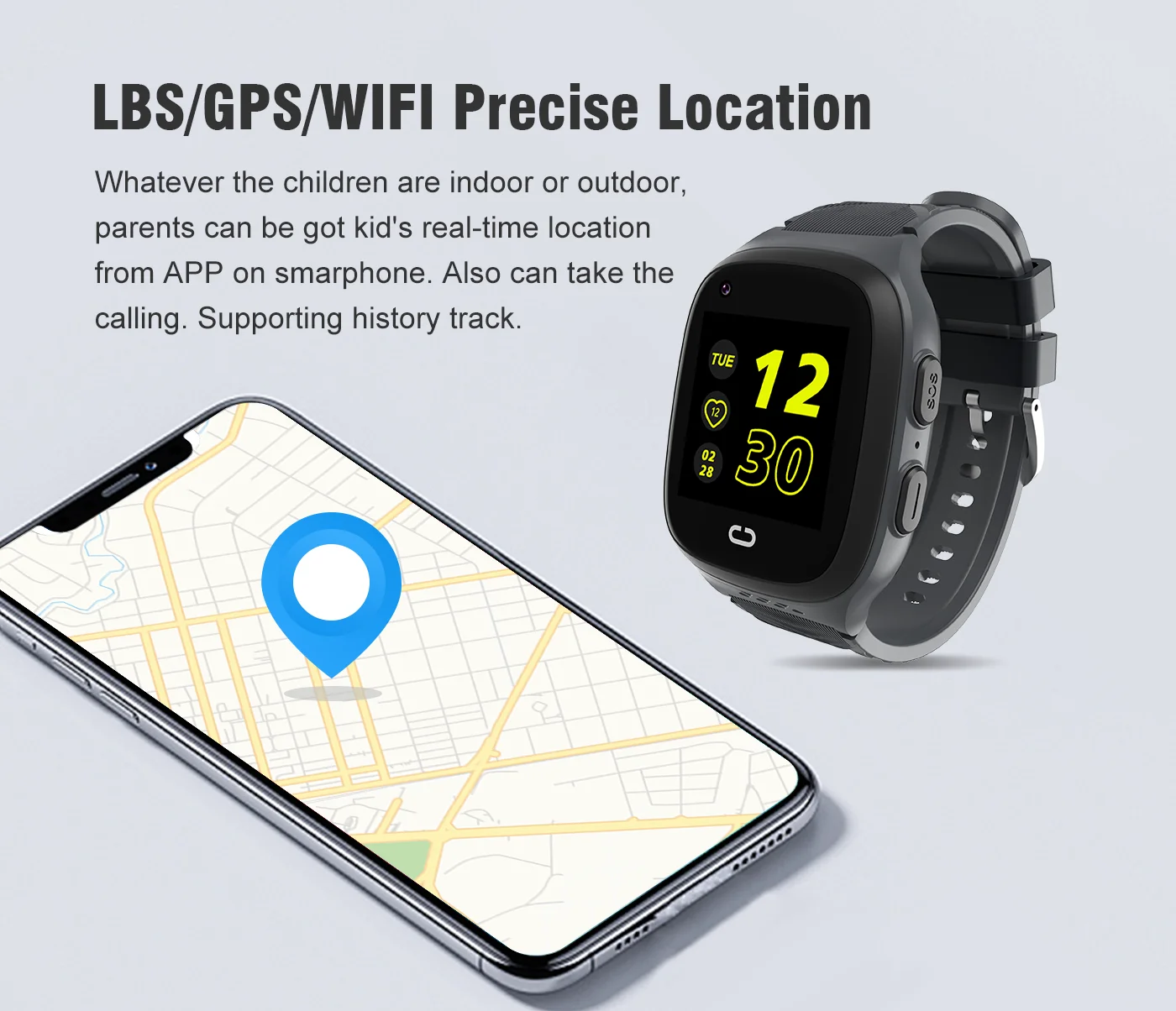 Jam Tangan Pintar Anak 4G SOS  - Kids Smartwatch Gps ulasan dan harga