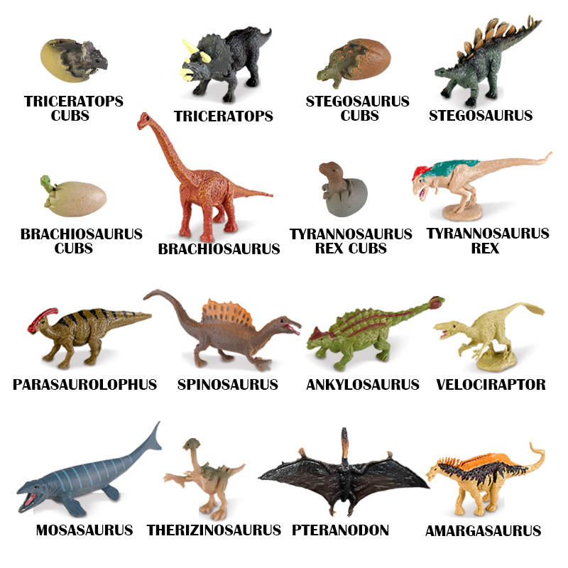 21 buah mainan dinosaurus real - Kids Toys Dinosaur ulasan dan harga