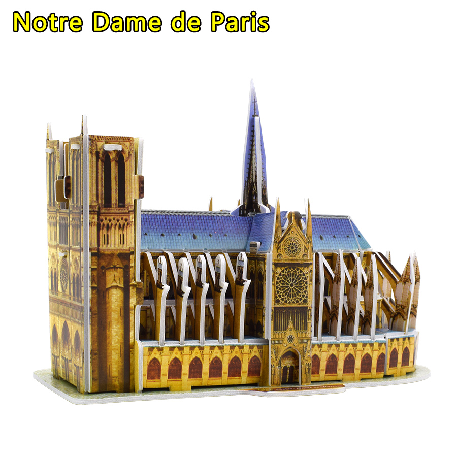 Kit Model Gereja Notre Dame De - Kids Toys Paris ulasan dan harga
