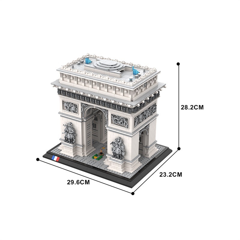 4445 Buah Blok Bangunan Model  - Kids Toys Paris ulasan dan harga