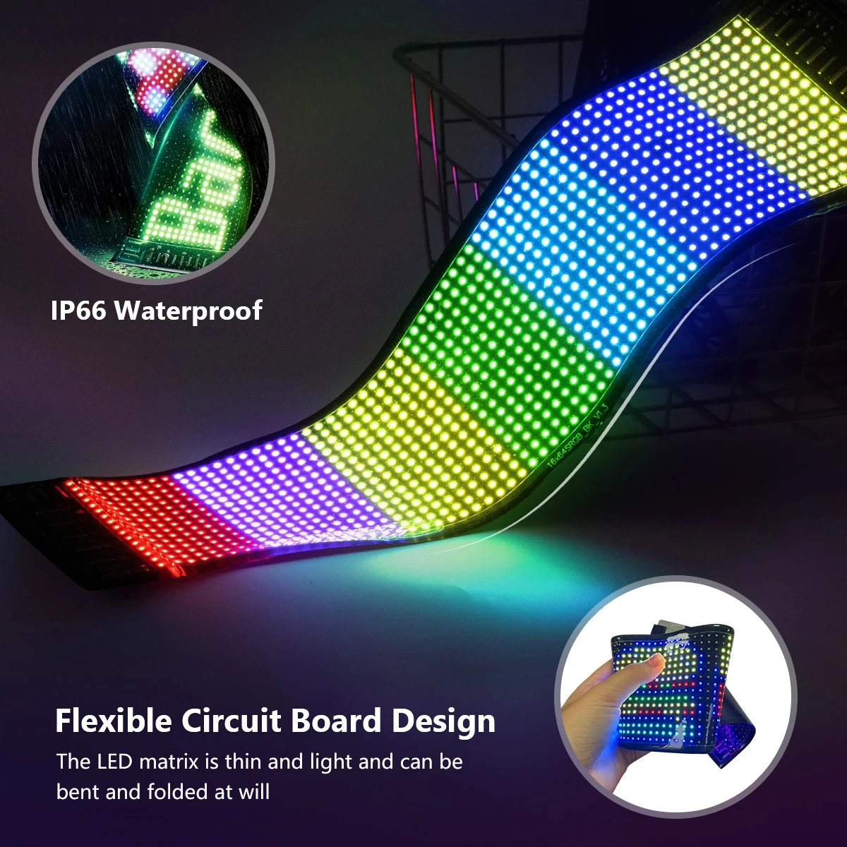 Panel LED DIY Matrix Pixel, La - Remote Control Car ulasan dan harga