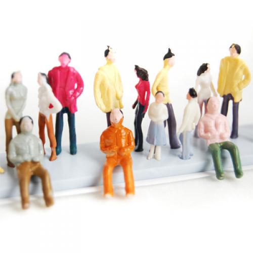 100 Buah Figur Model Orang Min - Kids Toys In Store ulasan dan harga