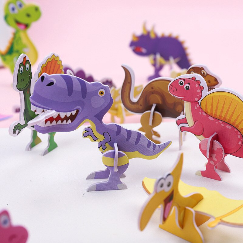 40 Buah Puzzle 3D Dinosaurus K - Kids Toys Dinosaur ulasan dan harga
