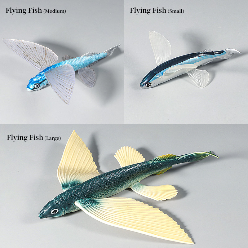 Set Figur Aksi Ikan Terbang Du - Kids Toys Packaging ulasan dan harga