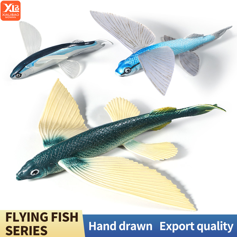 Set Figur Aksi Ikan Terbang Du - Kids Toys Packaging ulasan dan harga