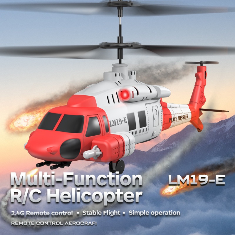 Helikopter RC LM19-E Black Haw - Kids Toys Channel ulasan dan harga